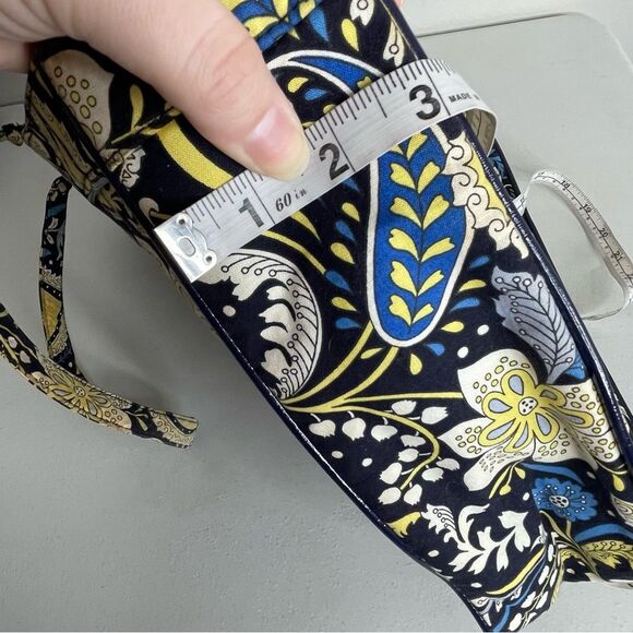 Vera Bradley Ella Blue Elephant Print Tote Bag 16x11 - Picture 16 of 16